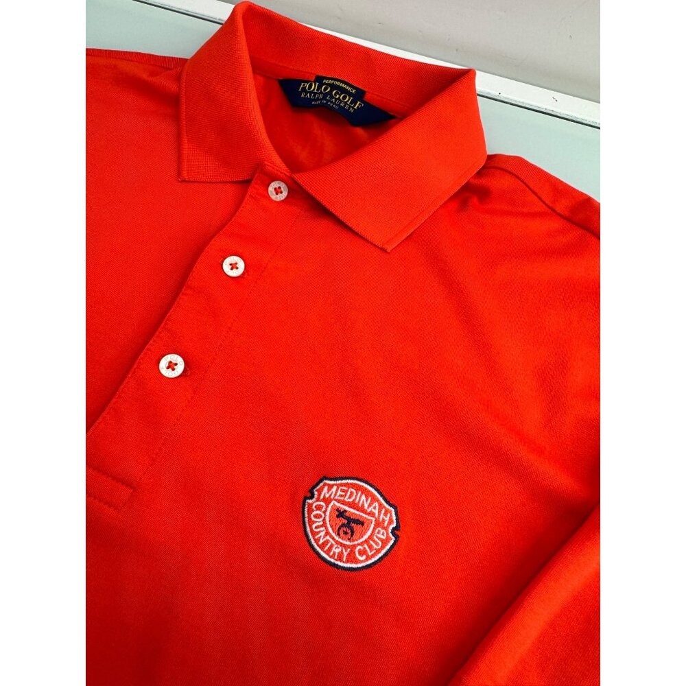 Polo Golf Ralph Lauren Performance Men Polo Shirt Medinah Pima Cotton Stretch M